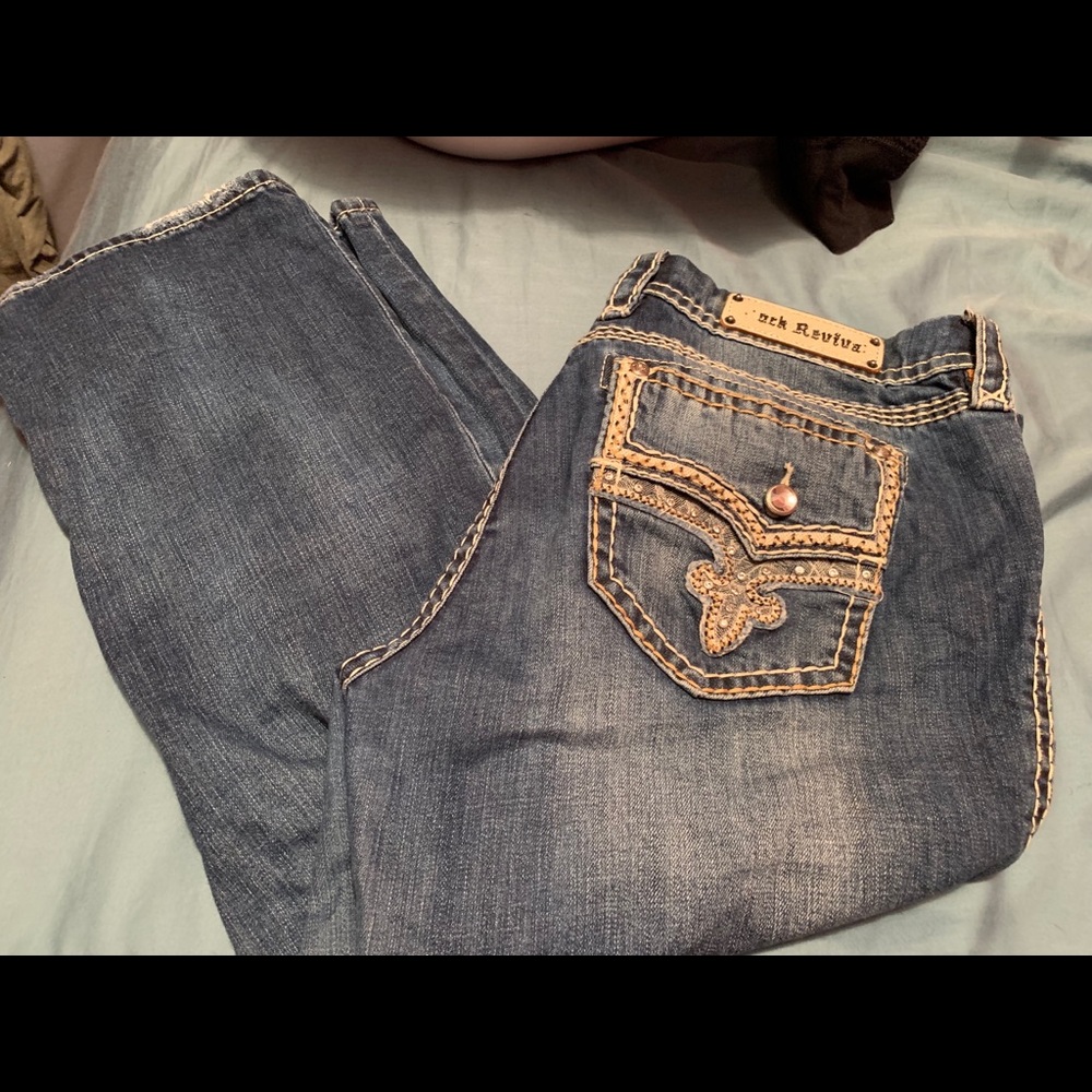Rock revival Funis Easy Capri 24 inch inseam